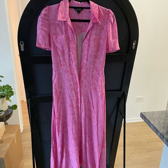 Whistles London baroque floral shirt dress - Picture 7 of 8